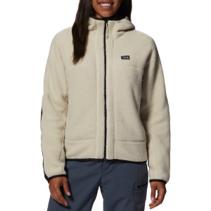 Women's Mountain Hardwear HiCamp(TM) Fleece Hoodie 2025 in Khaki size Small | Polyester