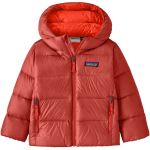 Kid's Patagonia Hi-Loft Down Sweater Hoodie Toddlers' 2026 in Red size 3T | Nylon/Spandex/Polyester
