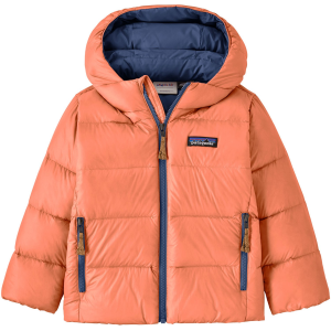 Kid's Patagonia Hi-Loft Down Sweater Hoodie Toddlers' 2026 in Orange size 12M-18M | Nylon/Spandex/Polyester