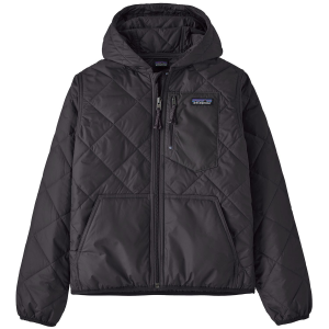 Kid's Patagonia Diamond Quilted Hoodie 2025 in Black size Large | Polyester