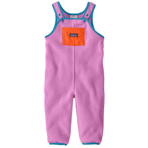 Kid's Patagonia Synchilla Overalls Toddlers' 2025 Pant in Purple size 3T | Nylon/Polyester/Plastic