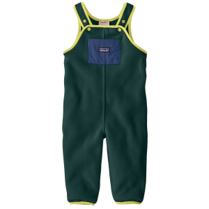 Kid's Patagonia Synchilla Overalls Infants' 2025 Pant in Green size 12M-18M | Nylon/Polyester/Plastic