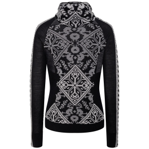 Women's Kari Traa Saga Hood 2026 in Black size Medium | Wool/Micron