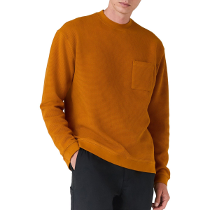 Stance Waffle Crewneck Men's 2025 in Orange size Small | Cotton
