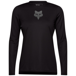 Women's Fox Racing Ranger Long-Sleeve Jersey 2025 in Black size Small | Polyester