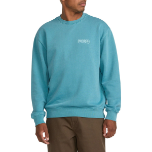 Volcom Terry Stoned Crew Men's 2025 in Blue size Large | Cotton/Polyester