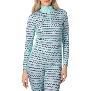 Women's Kari Traa Lilia Half-Zip Top 2026 in Blue size Medium | Polyester