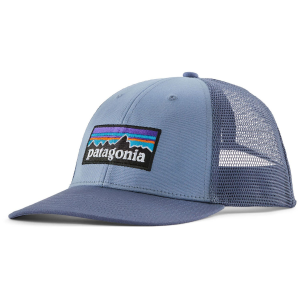 Patagonia P-6 Logo LoPro Trucker Hat 2025 in Blue | Cotton/Polyester
