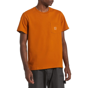 Brixton Union Heavyweight Short-Sleeve Pocket T-Shirt Men's 2025 in Orange size Small | Cotton