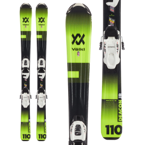 Kid's Volkl Deacon Junior Skis + 4.5 vMotion Jr BindingsKids' 2020 in Black size 100