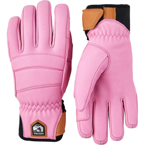 Women's Hestra Fall Line Gloves 2026 in Pink size 9 | Leather/Polyester/Neoprene