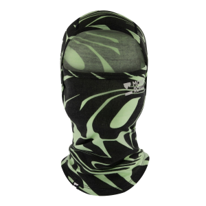 Mons Royale Santa Rosa Flex 200 Balaclava 2026 in Green size Small/Medium | Nylon/Wool/Elastane