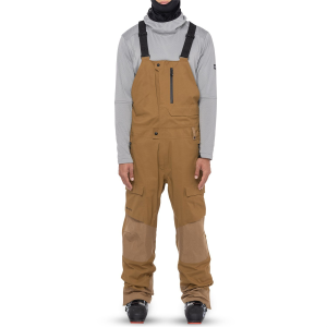 686 GORE-TEX Stretch Dispatch Bibs Men's 2025 in Brown size Small