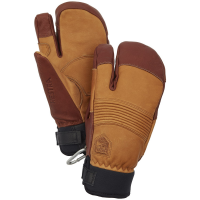 Hestra Freeride CZone 3-Finger Mittens 2025 in Brown size 9 | Polyester