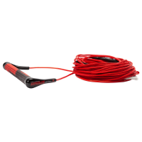 Hyperlite SG Wakeboard Handle + 70 ft Fuse Line 2024 in Red