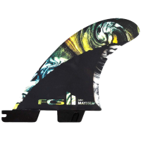 FCS II MB PC Small Tri Fin Set 2024 in Black