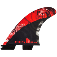 FCS II MB PC Large Tri Fin Set 2024 in Red