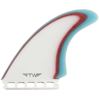 Captain Fin Tyler Warren Twin ESP Single Tab Fin Set 2024 in White