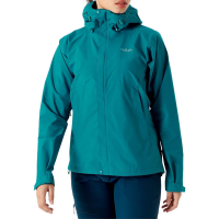 Women's Rab(R) Downpour Eco Jacket 2024 - XXS in Blue size 2X-Small | Polyester