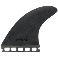 Captain Fin Archy Man Single Tab Thruster Fin Set 2024 in Black size Medium