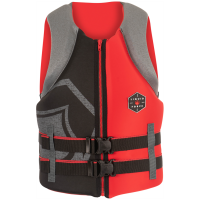 Liquid Force Hinge CGA Wakeboard Vest 2025 in Red size Medium