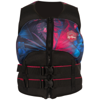 Women's Liquid Force Heartbreaker CGA Wake Vest 2023 in Black size X-Small | Neoprene