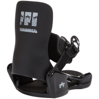 Kid's Rome Minishred Snowboard Bindings Kids 2025 in Black size X-Small