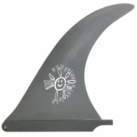 Captain Fin Alex Knost Flex .0" Longboard Fin 2024 in Grey size 10