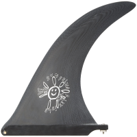 Captain Fin Alex Knost Flex .0" Longboard Fin 2024 in Black size 10