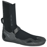 XCEL 3mm Infiniti Split Toe Wetsuit Boots in Black size 7 | Rubber/Neoprene