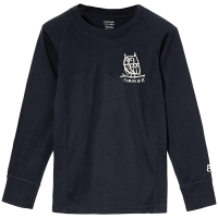 Kid's namuk Uil Long Sleeve Top 2023 in Blue size 2-4 | Wool