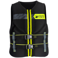 Liquid Force Hinge Classic CGA Wakeboard Vest 2025 - X2X-Large in Black size 3X-Large