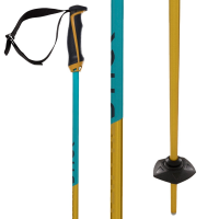 Volkl Phantastick 18mm Ski Poles 2025 in Yellow size 135 | Aluminum