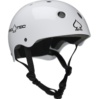 Pro-Tec Classic Skate Skateboard Helmet 2025 in White size Small | Nylon/Polyester