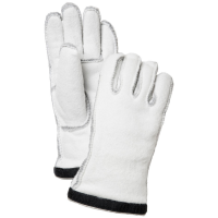 Women's Hestra Heli Ski Glove Liners 2025 in White size 6 | Polyester