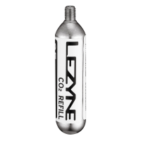 Lezyne 25 Gram Threaded CO2 Cartridge 5pk 2023 in Silver