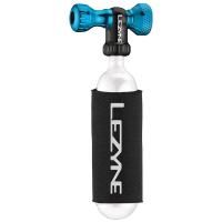 Lezyne Control Drive CO2 Pump Head 2023 in Blue | Aluminum/Neoprene