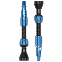 Lezyne CNC TLR Valves 2023 in Blue size 60mm | Aluminum