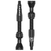 Lezyne CNC TLR Valves 2023 in Black size 44mm | Aluminum