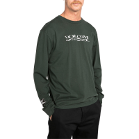 Volcom Skate Vitals Long-Sleeve T-Shirt 2022 in Green size Large | Cotton