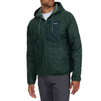 Patagonia Diamond Quilt Bomber Hoody Jacket 2022 in Green size 2X-Large | Cotton/Polyester