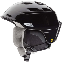 Women's Smith Compass MIPS Helmet 2020 in Black size Small | Polyester
