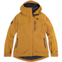 Women's Outdoor Research Mt Baker Storm Jacket 2023 in Gold size Medium | Nylon