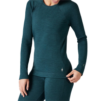 Women's Smartwool 250 Baselayer Crew Top 2023 in Blue size Small