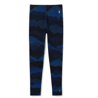 Kid's Smartwool 250 Baselayer Pattern Bottoms 2023 in Blue size Small
