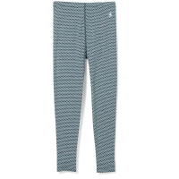 Kid's Smartwool 250 Baselayer Pattern Bottoms 2023 in Blue size X-Large