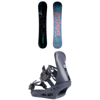 Rossignol District Snowboard 2022 - 146 Package (146 cm) + S Bindings in Gray size 146/S | Polyester