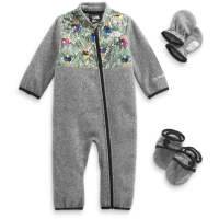 Kid's The North Face Denali Onepiece Set Infants' 2023 in Gray size 12M | Polyester