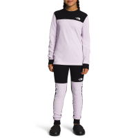 Kid's The North Face Teen Waffle Base Layer Set 2023 Purple size Small | Polyester