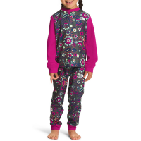 Kid's The North Face Waffle Baselayer Set Toddlers' 2023 in Pink | Polyester